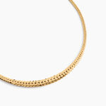Collier Or Jaune Izel Maille Anglaise - Chaines Femme | Histoire d&rsquo;Or