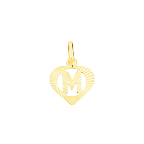 Pendentif Eudocie Coeur Lettre Or Jaune - Pendentifs Coeur Femme | Histoire d’Or