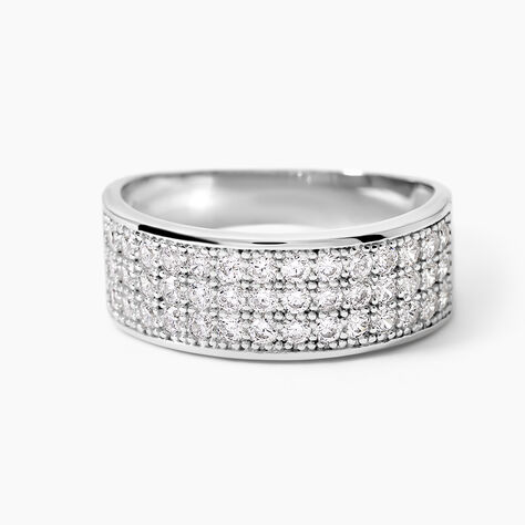 Bague Cecelia Argent Blanc Oxyde De Zirconium - Bagues avec pierre Femme | Histoire d&rsquo;Or