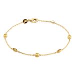 Bracelet Angelica Plaque Or Jaune Oxyde De Zirconium - Bracelets cha&icirc;ne Femme | Histoire d&rsquo;Or