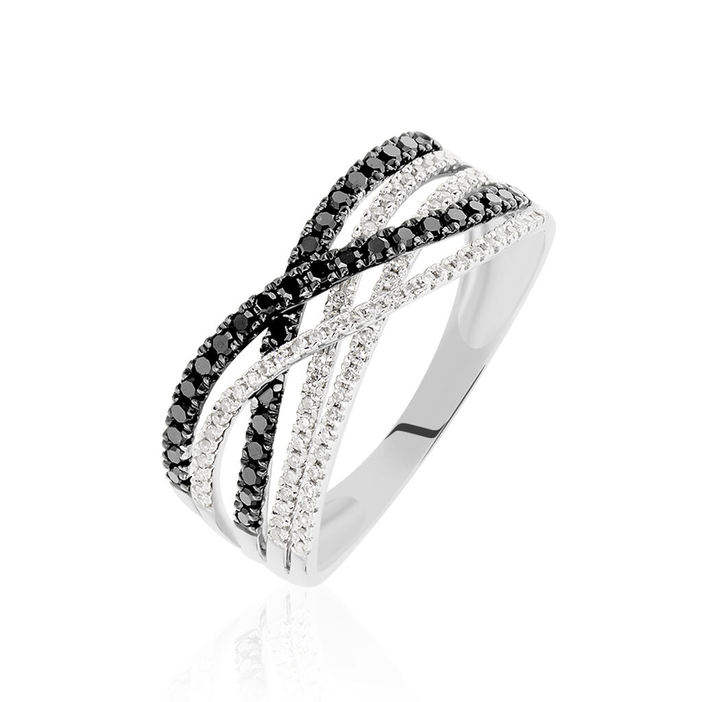Bague Julianne Or Blanc Diamant - Bagues avec pierre Femme | Histoire d’Or