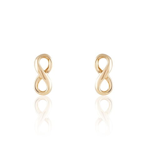 Boucles D'oreilles Puces Ajna Plaqué Or Jaune - Boucles d'oreilles fantaisie Femme | Histoire d’Or