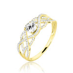 Bague Solitaire Liora Or Jaune Diamant - Bagues solitaires Femme | Histoire d&rsquo;Or