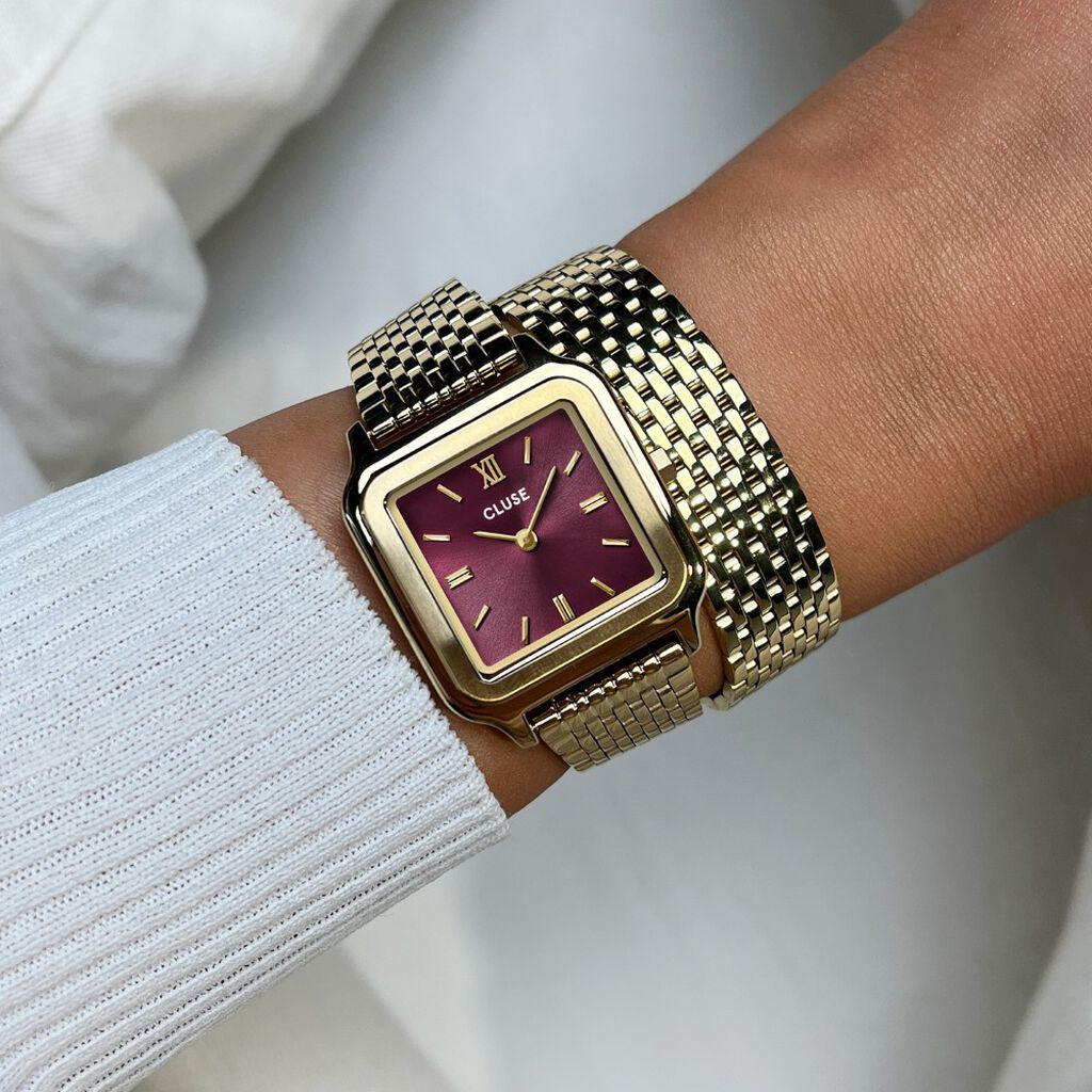 Montre Cluse Gracieuse Bordeaux - Nouveautés Femme | Histoire d’Or