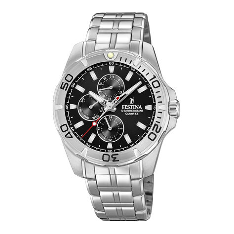 Montre Festina Multifonctions Noir - Montres Homme | Histoire d’Or