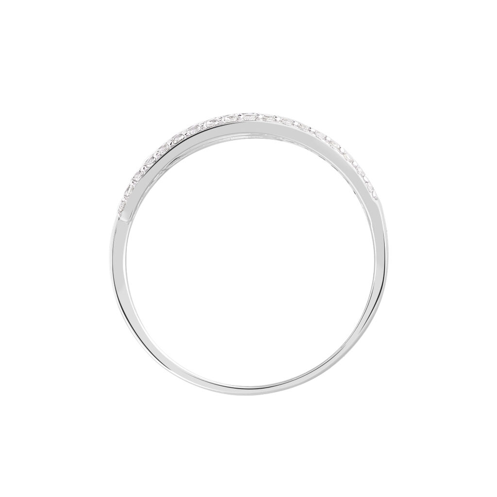 Bague Vero Or Blanc Oxyde De Zirconium - Bagues avec pierre Femme | Histoire d’Or