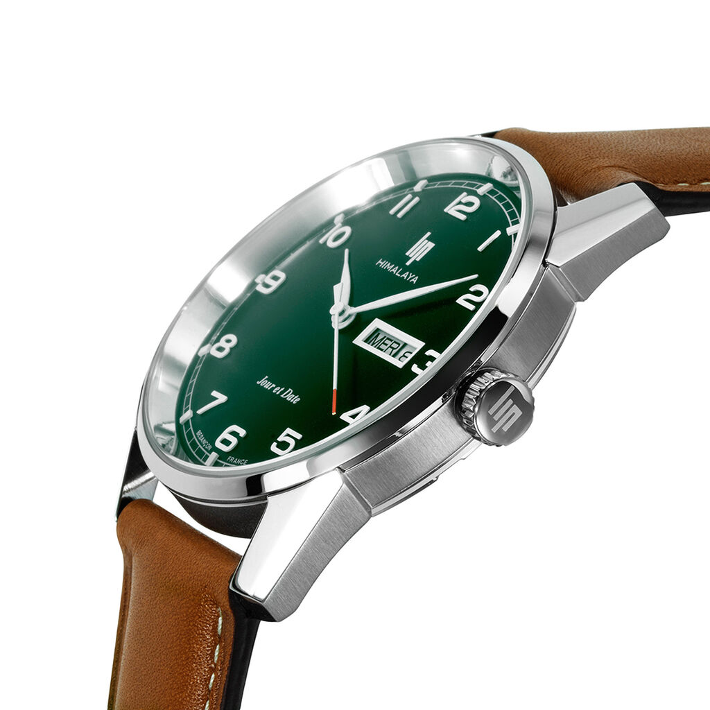 Montre Lip Himalaya 40 Vert - F&ecirc;te des p&egrave;res Homme | Histoire d&rsquo;Or