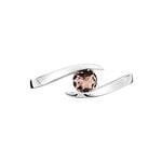 Bague Tiphaine Or Blanc Quartz - Bagues solitaires Femme | Histoire d&rsquo;Or