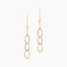 Boucles D'oreilles Pendantes Lucette Or Bicolore - Boucles d'oreilles pendantes Femme | Histoire d’Or