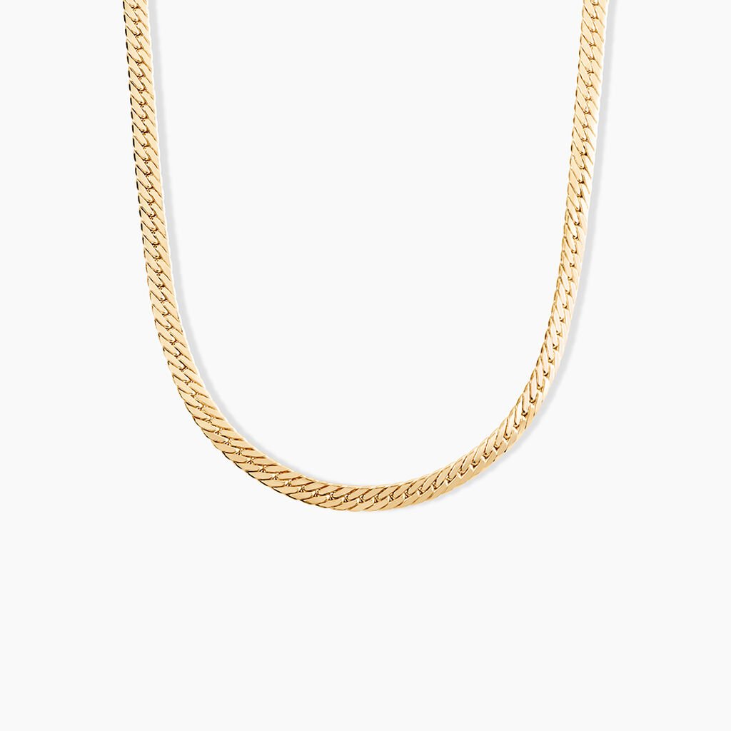 Collier Doline Maille Anglaise Or Jaune - Chaines Femme | Histoire d’Or