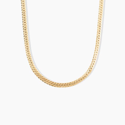 Collier Doline Maille Anglaise Or Jaune - Chaines Femme | Histoire d’Or