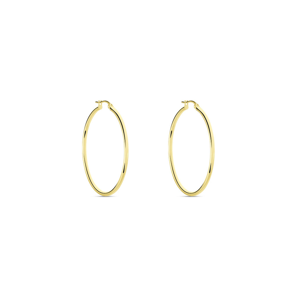 Créoles Verania Or Jaune - Boucles d'oreilles créoles Femme | Histoire d’Or