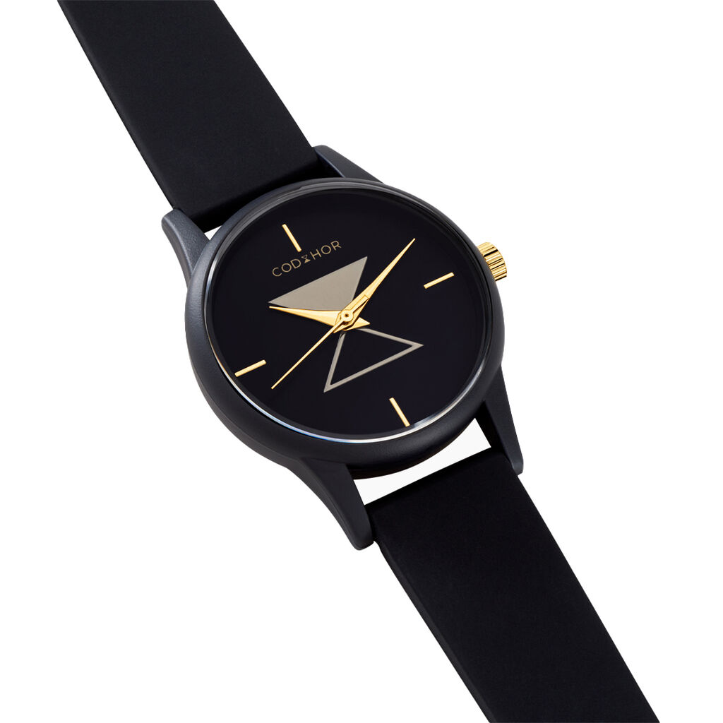 Montre Codhor Pauline Noir - Montres Femme | Histoire d&rsquo;Or
