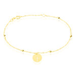 Bracelet Cobeia Croix Maille For&ccedil;at Or Jaune - Bracelets Communion Femme | Histoire d&rsquo;Or