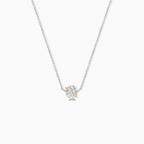Collier Or Jaune Argent Blanc Oxyde De Zirconium - Colliers Femme | Histoire d&rsquo;Or