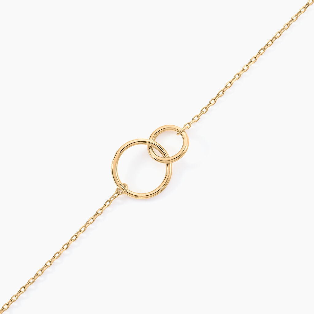 Bracelet Nacha Plaqu&eacute; Or Jaune - Bijoux sans pierre Femme | Histoire d&rsquo;Or