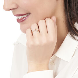 Bague Or Rose Morganite Et Diamant - Bagues solitaires Femme | Histoire d’Or
