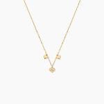 Collier Cheri Or Jaune Oxyde De Zirconium - Colliers Femme | Histoire d&rsquo;Or