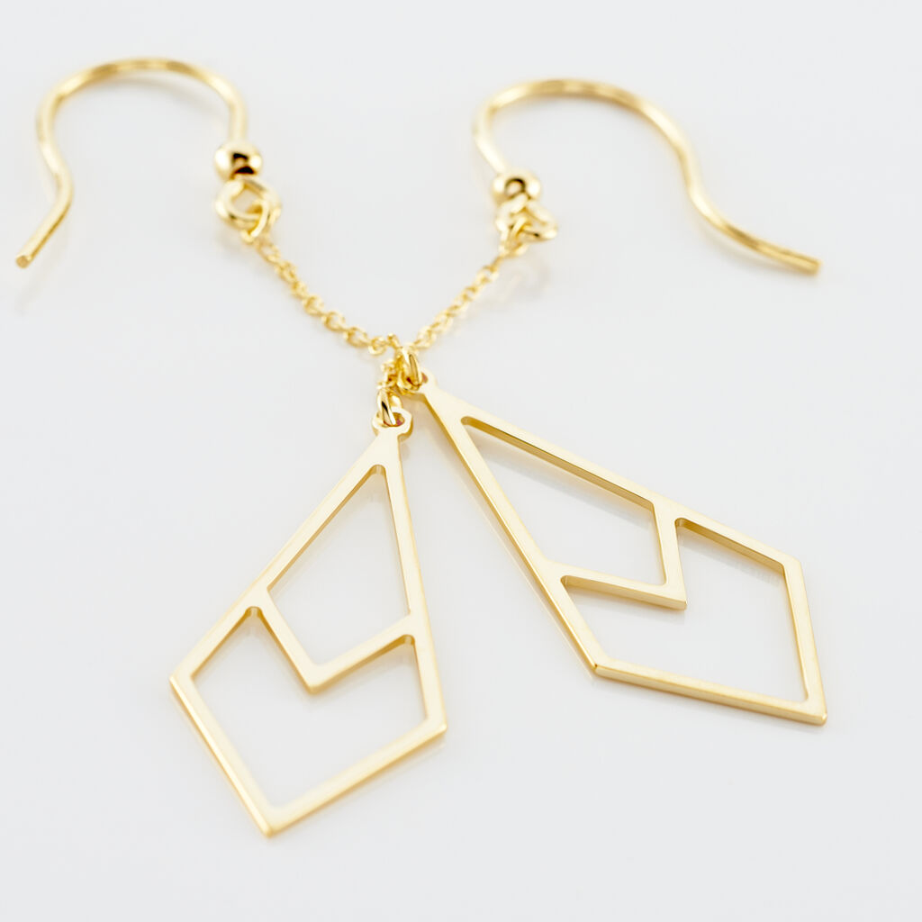 Boucles D'oreilles Pendantes Swanny Or Jaune - Boucles d'oreilles pendantes Femme | Histoire d’Or