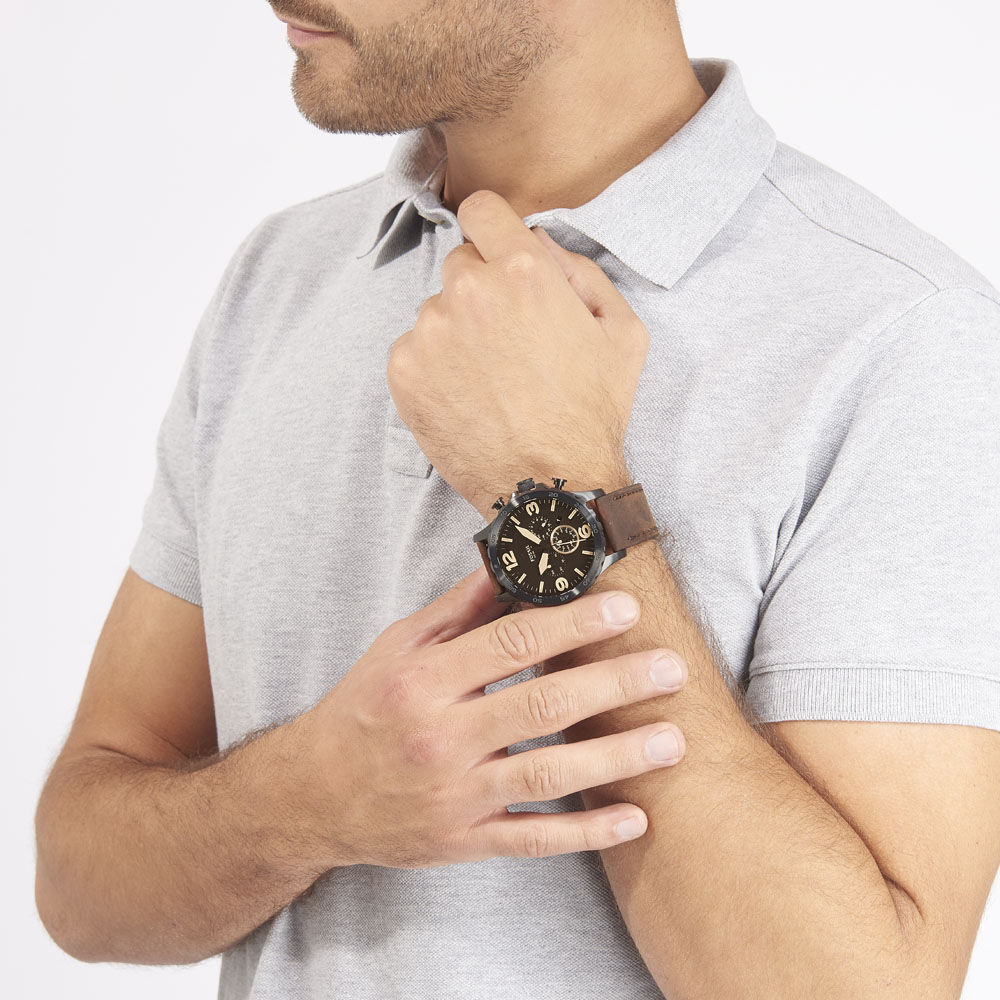 Wristwatch FOSSIL - Nate JR1487 Dark Brown/Black - Men's - Watches -  Accessories | efootwear.eu