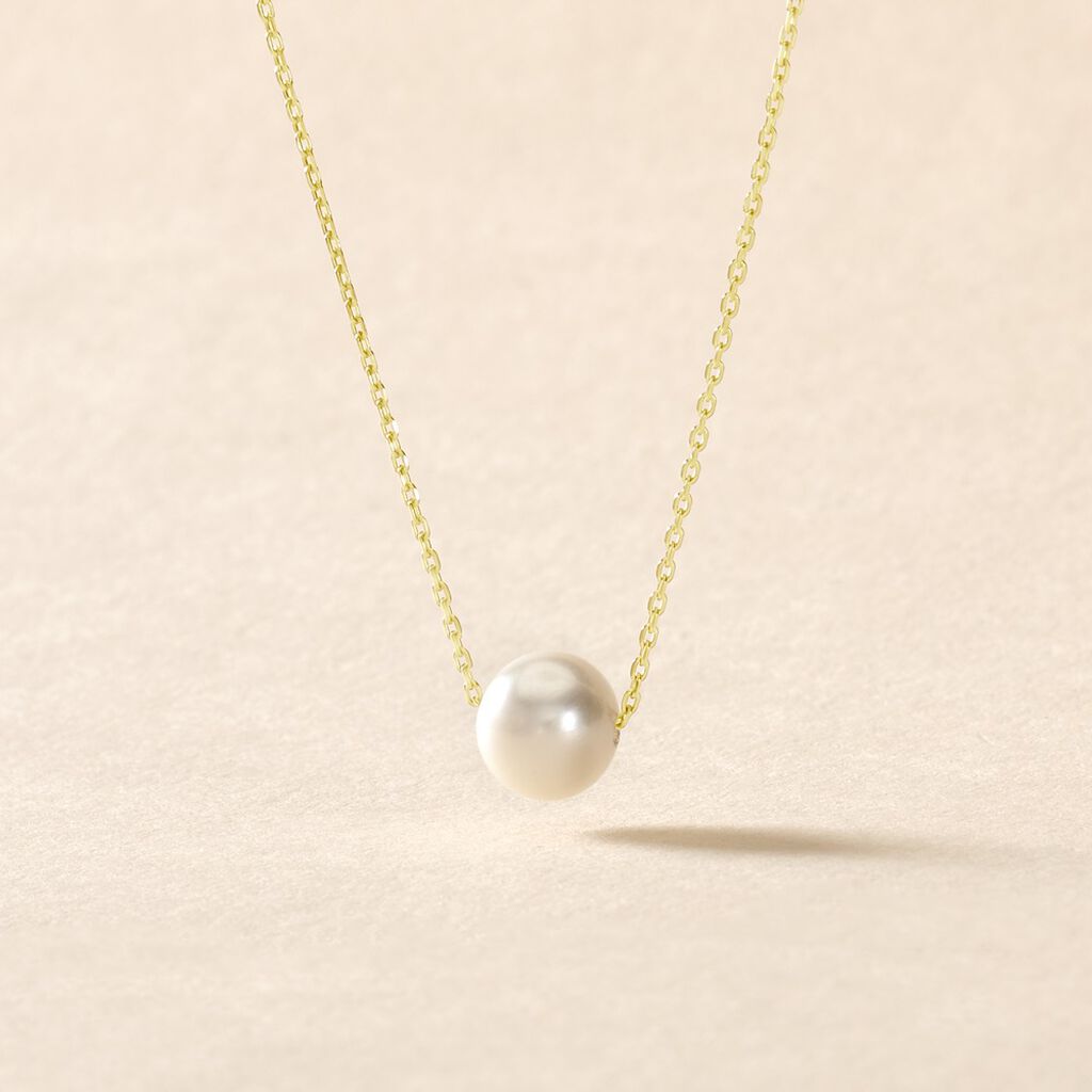 Collier Sissy Or Jaune Perle De Culture - Colliers Femme | Histoire d&rsquo;Or
