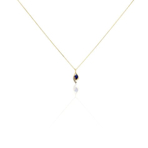 Collier Emotion Or Jaune Saphir Diamant - Colliers Femme | Histoire d’Or