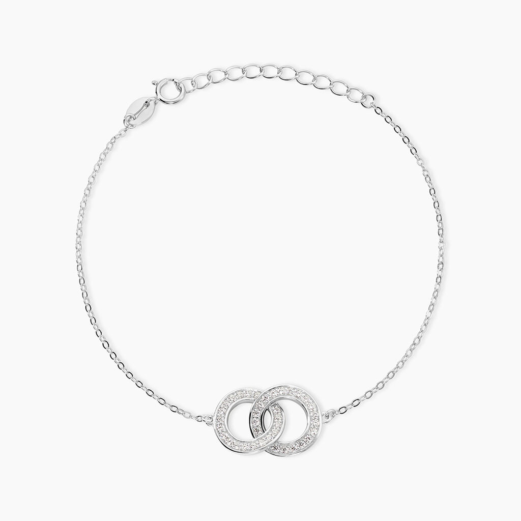 Bracelet Anne Argent Blanc Oxyde De Zirconium - Bracelets Femme | Histoire d&rsquo;Or