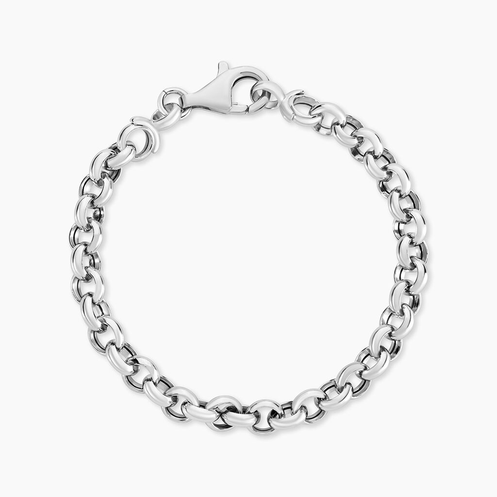 Bracelet Carola Argent Blanc - Bracelets cha&icirc;ne Femme | Histoire d&rsquo;Or