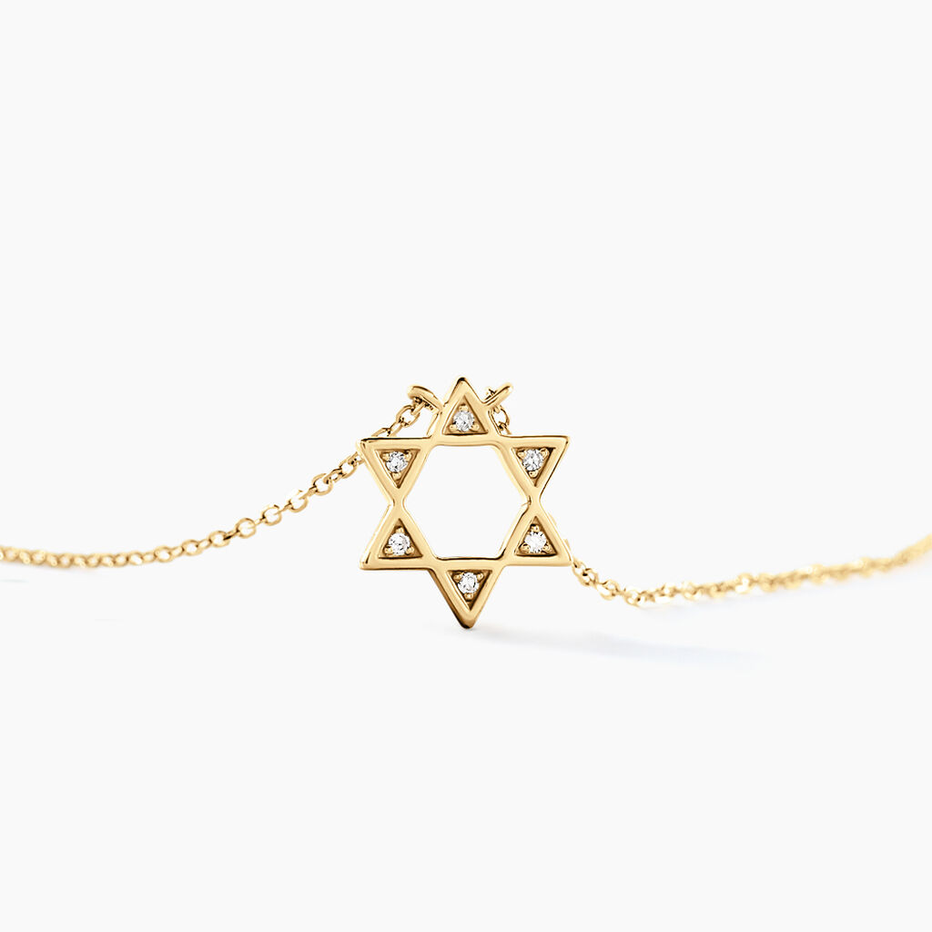 Collier Isak Or Jaune Diamant - Colliers Femme | Histoire d&rsquo;Or