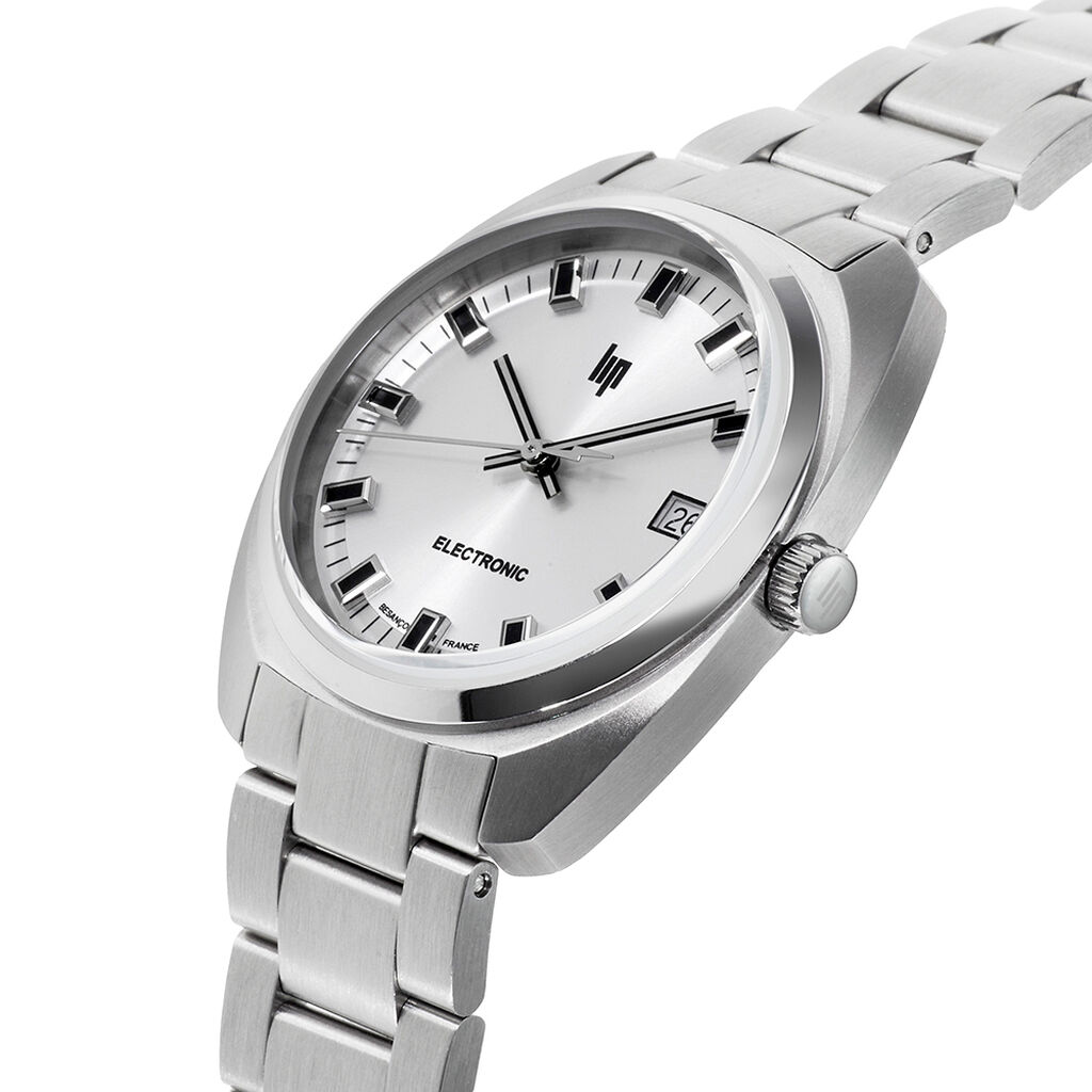 Montre Lip General De Gaulle 35 Argent&eacute; - Montres &eacute;tanches Unisex | Histoire d&rsquo;Or
