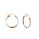 Cr&eacute;oles Maelia Or Bicolore - Boucles d'oreilles cr&eacute;oles Femme | Histoire d&rsquo;Or