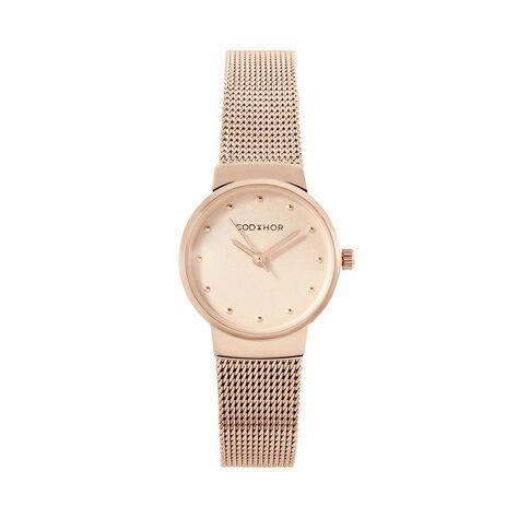 Montre Codhor Fleur Dor&eacute; Rose - Montres Femme | Histoire d&rsquo;Or