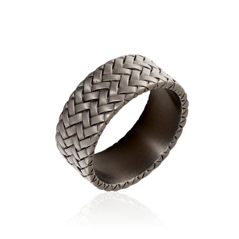 Bague Argent Noir - Bagues Homme | Histoire d&rsquo;Or