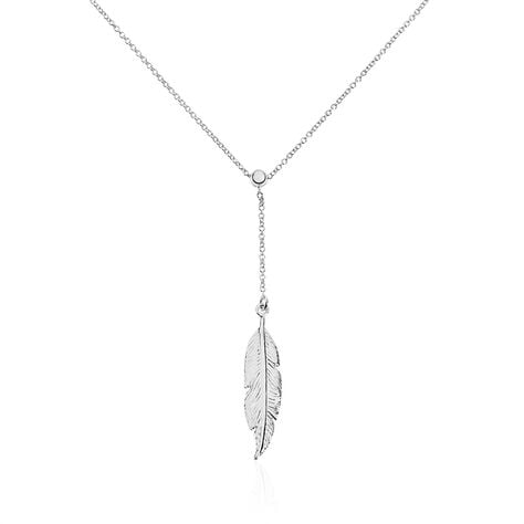 Collier Aliza Argent Blanc - Colliers fantaisie Femme | Histoire d&rsquo;Or