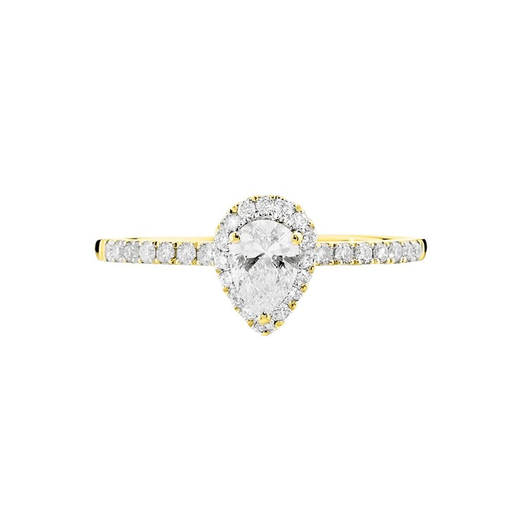 Bague Solitaire Tatiana Or Jaune Diamant - Bagues solitaires Femme | Histoire d’Or