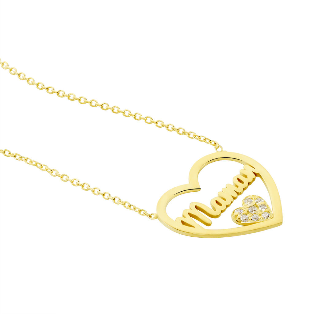 Collier Micarla Or Jaune Oxyde De Zirconium - Colliers Femme | Histoire d’Or