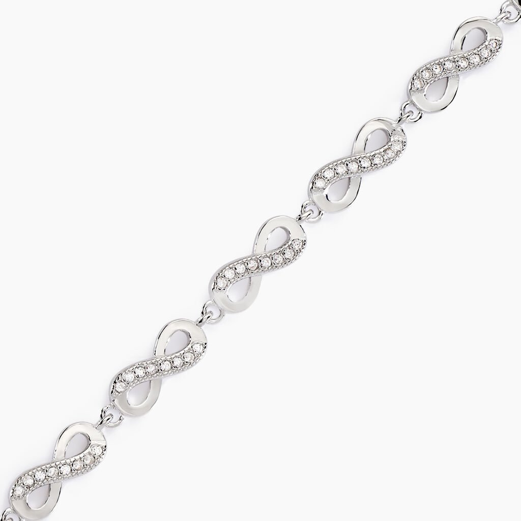 Bracelet Anka Argent Blanc Oxyde De Zirconium - Bracelets Femme | Histoire d’Or