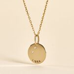 Pendentif Or Jaune Astraea Oxyde De Zirconium - Pendentifs Zodiaque Femme | Histoire d&rsquo;Or