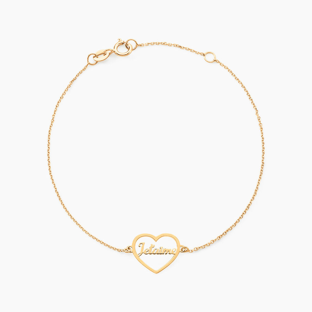 Bracelet Or Jaune Edelatis - Bracelets chaîne Femme | Histoire d’Or