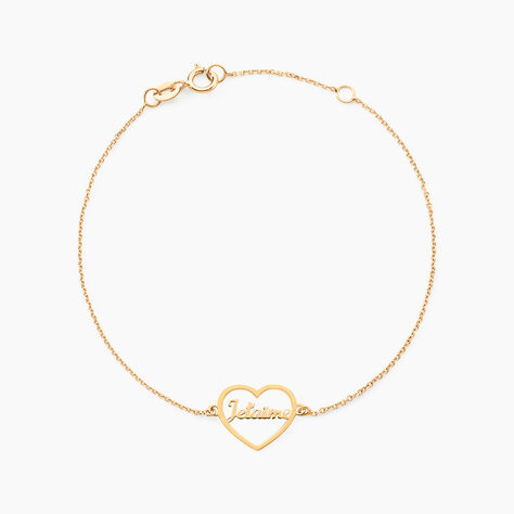 Bracelet Or Jaune Edelatis - Bracelets chaîne Femme | Histoire d’Or