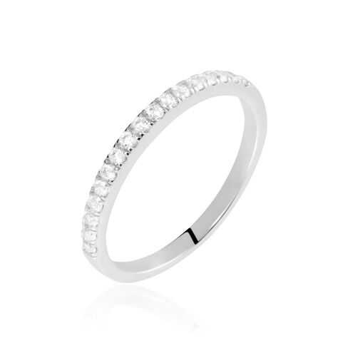 Alliance Florence Argent Blanc Oxyde De Zirconium - Alliances Femme | Histoire d’Or