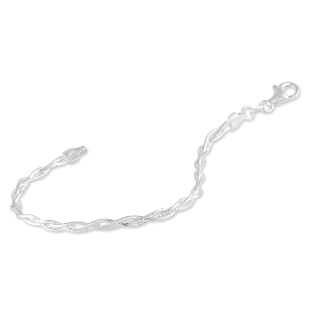 Bracelet Eira Argent Blanc - Bracelets chaîne Femme | Histoire d’Or