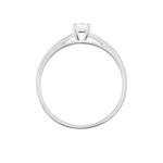 Bague Solitaire Anastasiane Or Blanc Diamant - Bagues solitaires Femme | Histoire d&rsquo;Or