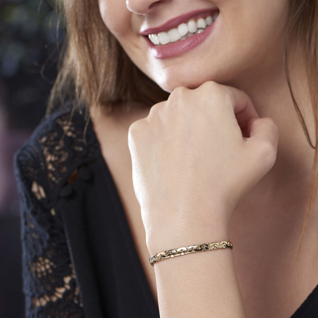 Bracelet Ivy Maille Haricot Or Jaune - Bracelets chaîne Femme | Histoire d’Or