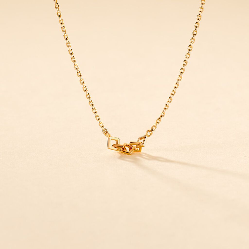 Collier Linka Plaqu&eacute; Or Jaune - Colliers fantaisie Femme | Histoire d&rsquo;Or
