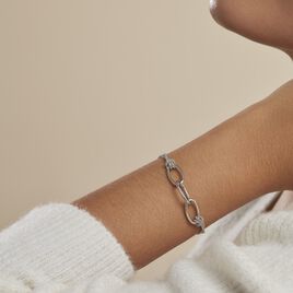 Bracelet Yutan Argent Blanc - Bracelets fantaisie Femme | Histoire d’Or