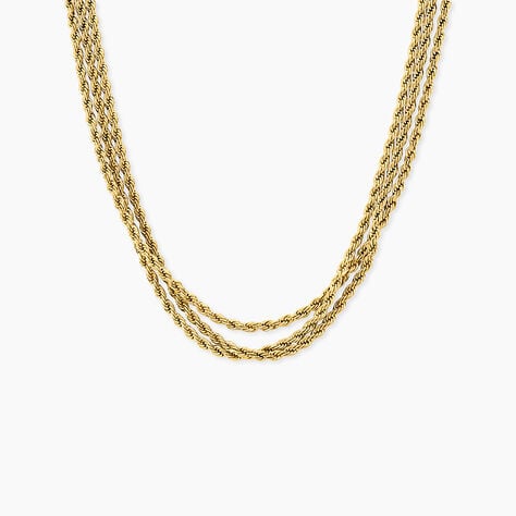 Chaine Beatrix Acier Jaune - Chaines Femme | Histoire d&rsquo;Or