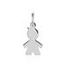 Pendentif Kids Argent Blanc - Pendentifs Femme | Histoire d’Or