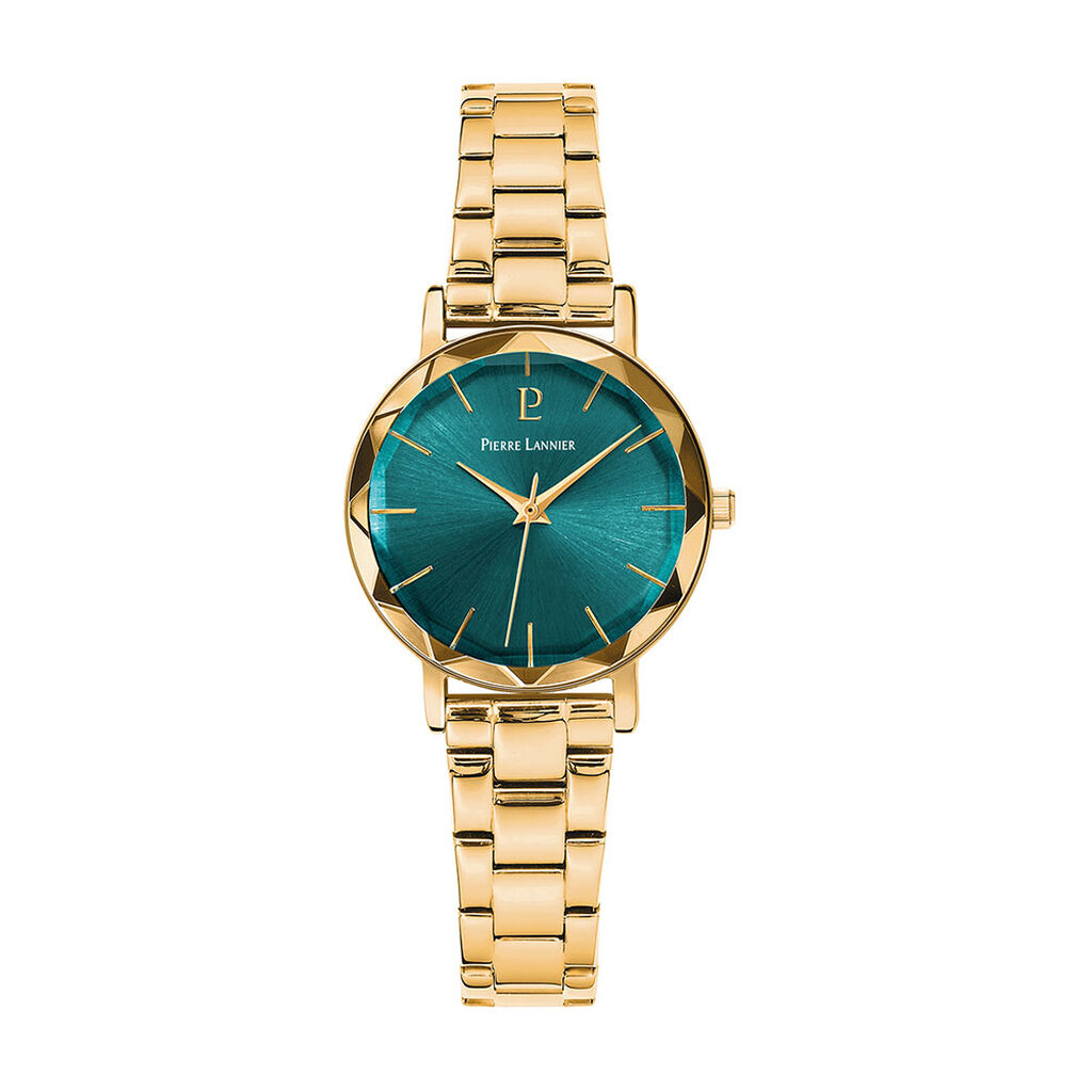 Montre Pierre Lannier Multiples Vert - Id&eacute;es cadeaux Femme | Histoire d&rsquo;Or