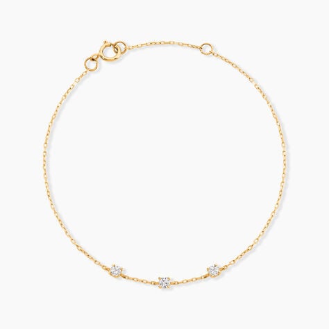 Bracelet Greetje Or Jaune Oxyde De Zirconium - F&ecirc;te des m&egrave;res Femme | Histoire d&rsquo;Or